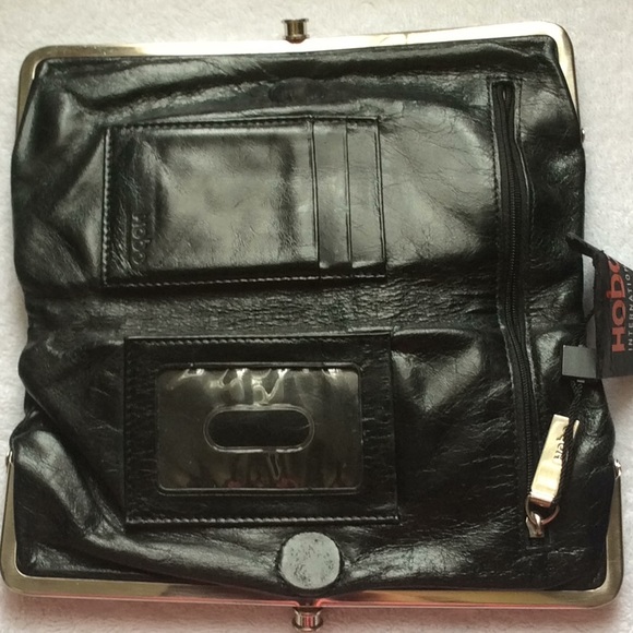 Hobo leather double kiss wallet - Picture 2 of 6